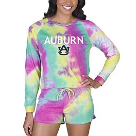 Officially Licensed NCAA Concepts Sport Ladies Top/Short Set Auburn