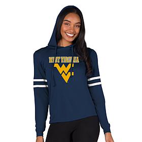 Officially Licensed NCAA Concepts Sport W. Virginia Ladies Hooded Top