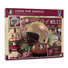 Officially Licensed NCAA FSU Seminoles Retro Series 500-Piece Puzzle