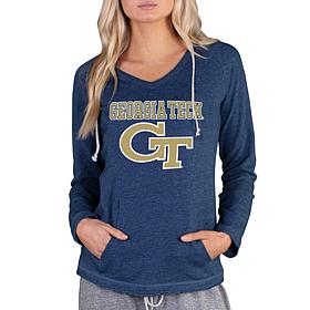 Officially Licensed NCAA GA Tech Mainstream Ladies' L/S Hooded Top