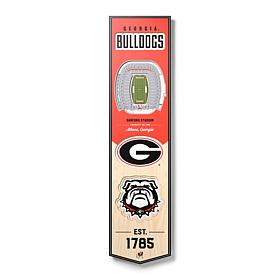 Officially Licensed NCAA Georgia Bulldogs 3D Stadium Banner