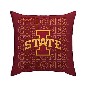Officially Licensed NCAA Iowa State Cyclones Poly Span Décor Pillow