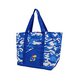 Officially Licensed NCAA Kansas Jayhawks Super-Duty Camo Tote