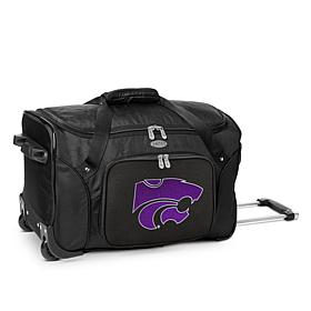 Officially Licensed NCAA Kansas State Wildcats 22" Wheeled Duffel Bag