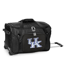 Officially Licensed NCAA Kentucky Wildcats 22" Wheeled Duffel Bag