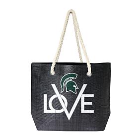 Officially Licensed NCAA Love Tote - Michigan State Spartans
