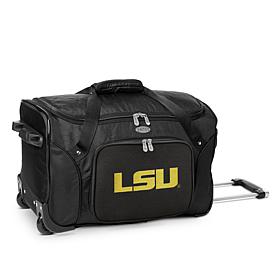 Officially Licensed NCAA LSU Tigers 22" Wheeled Duffel Bag
