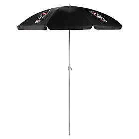 Officially Licensed NCAA NC State 5.5' Portable Beach Umbrella, Black