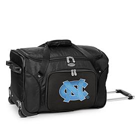 Officially Licensed NCAA North Carolina 22" Wheeled Duffel Bag