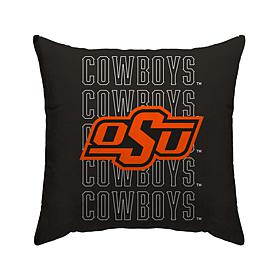Officially Licensed NCAA Oklahoma State Cowboys Poly Span Décor Pillow