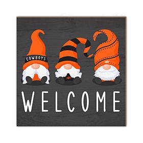 Officially Licensed NCAA Oklahoma State University Welcome Gnomes Sign