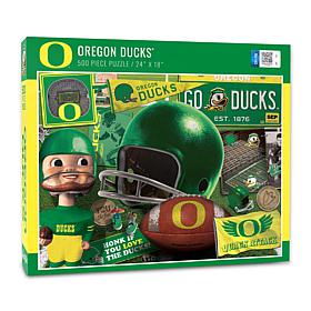 Officially Licensed NCAA Oregon Ducks Retro Series 500-Piece Puzzle