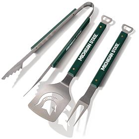 Officially-licensed NCAA Spirit 3-Piece BBQ Set - MI State Spartans