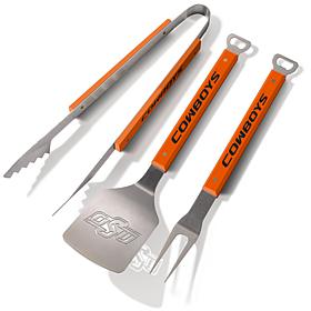 Officially-licensed NCAA Spirit 3-Piece BBQ Set - OK State Cowboys 