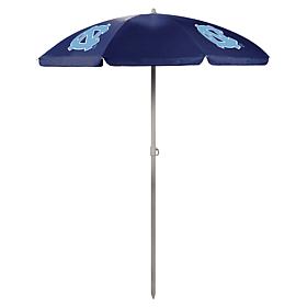 Officially Licensed NCAA Tar Heels 5.5' Portable Beach Umbrella, Blue