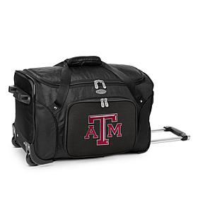 Officially Licensed NCAA Texas A&M Aggies 22" Wheeled Duffel Bag