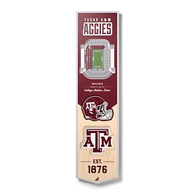 Officially Licensed NCAA Texas A&M Aggies 3D Stadium Banner