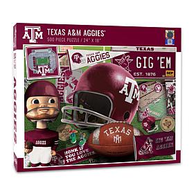 Officially Licensed NCAA Texas A&M Aggies Retro 500-Piece Puzzle