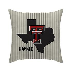 Officially Licensed NCAA Texas Tech Home State Duck Cloth Pillow