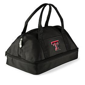 Officially Licensed NCAA Texas Tech Red Raiders Black Casserole Tote