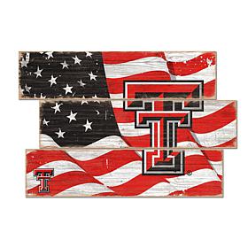 Officially Licensed NCAA Texas Tech University Three Plank Flag