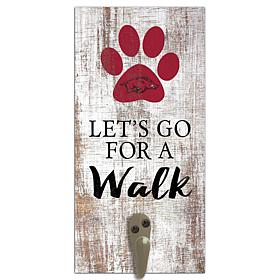 Officially Licensed NCAA University of Arkansas Leash Holder Sign