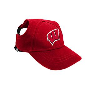 Officially Licensed NCAA University of Wisconsin Pet Baseball Hat