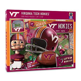 Officially Licensed NCAA Virginia Tech Hokies Retro 500-Piece Puzzle