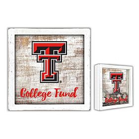 Officially Licensed NCCA Texas Tech College Fund Money Box
