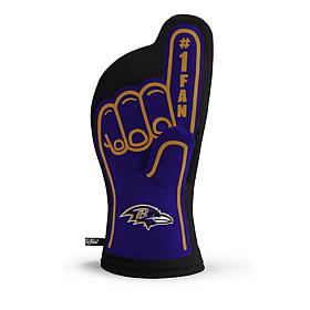 Officially Licensed NFL #1 Fan Oven Mitt - Baltimore Ravens