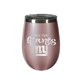 Officially Licensed NFL 12oz Rose Gold Wine Tumbler - Giants