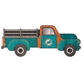 Officially Licensed NFL 15" Truck Cutout - Miami Dolphins