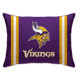 Officially Licensed NFL 20" x 26" Plush Striped Bed Pillow - Vikings