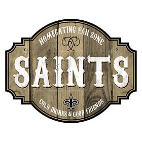 Officially Licensed NFL 24" Homegating Tavern Sign - Saints 