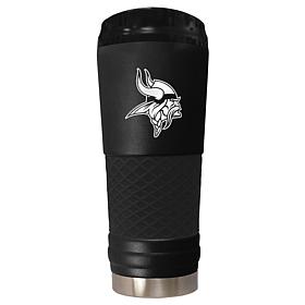 Officially Licensed NFL 24oz Insulated Laser Etched Tumbler - Vikings