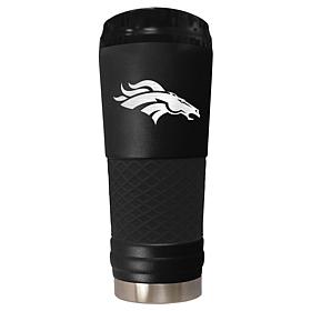 Officially Licensed NFL 24oz Insulated Laser Etched Tumbler - Broncos