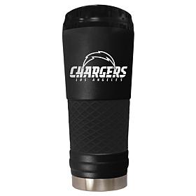 Officially Licensed NFL 24oz Insulated Laser Etched Tumbler - Chargers