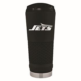 Officially Licensed NFL 24oz Insulated Laser Etched Tumbler - Jets