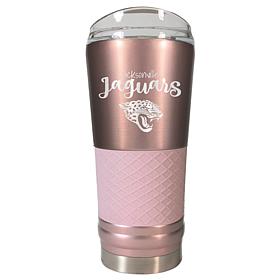 Officially Licensed NFL 24oz Rose Gold Draft Tumbler - Jaguars