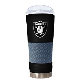 Officially Licensed NFL 24oz Team Draft Tumbler w/ Emblem - Raiders 