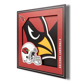 Officially Licensed NFL 3D Logo Series Wall Art - 12"x12" - Cardinals