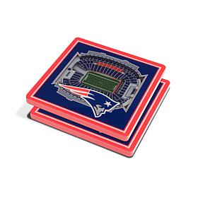 Officially Licensed NFL 3D StadiumViews Coasters- New England Patriots