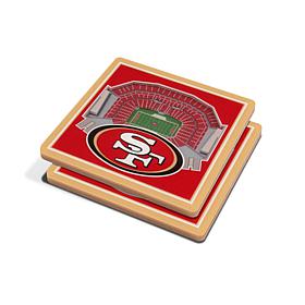 Officially Licensed NFL 3D StadiumViews Coasters - San Francisco 49...