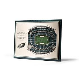 Officially Licensed NFL 5-Layer 3-D Wall Art - Philadelphia Eagles