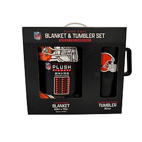 Officially Licensed NFL 60 x 70 Throw & 30oz Tumbler Combo Set