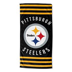 Officially Licensed NFL 720 Stripes Beach Towel - Steelers 