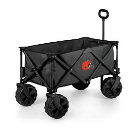 Officially Licensed NFL All-Terrain Portable Wagon - Cleveland Browns