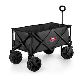 Officially Licensed NFL All-Terrain Portable Wagon-San Francisco 49ers