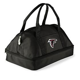 Officially Licensed NFL Atlanta Falcons Black Potluck Casserole Tote 