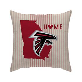 Officially Licensed NFL Atlanta Falcons Home State Duck Décor Pillow